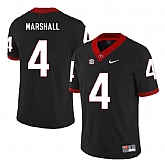 Georgia Bulldogs 4 Keith Marshall Black Nike College Football Jersey Dzhi,baseball caps,new era cap wholesale,wholesale hats